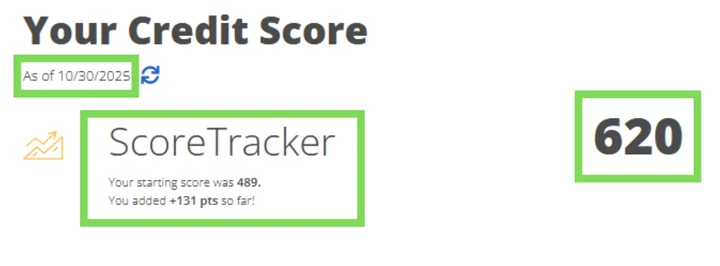 Fabian's credit report result