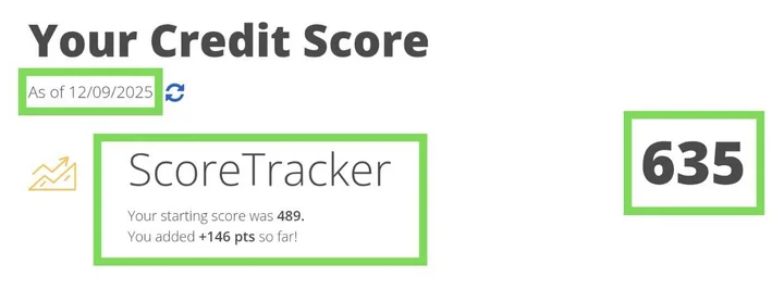 Linh's credit report result