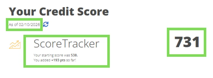 Oryan's credit report result