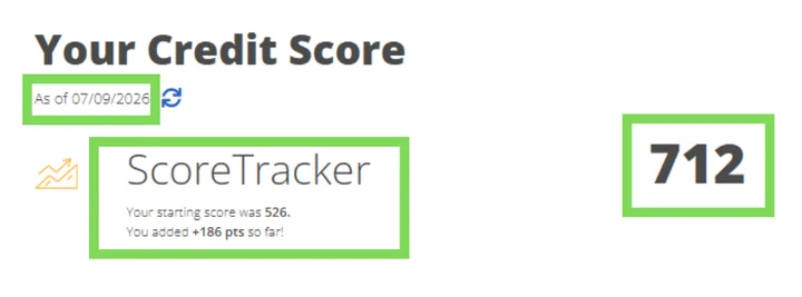 Amir's credit report result